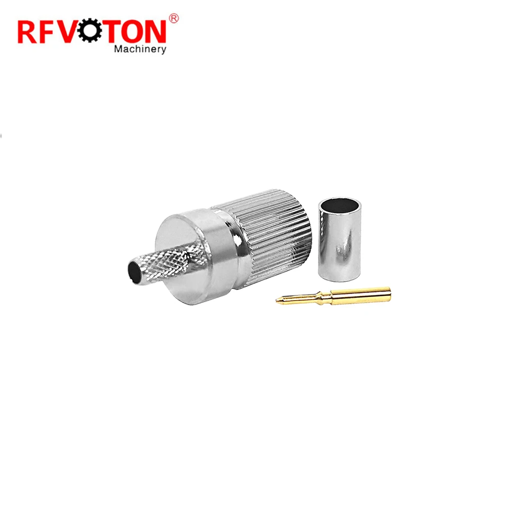 Factory Supply L9 1.6-5.6 Male Plug for 1.6/5.6  FLex5 Cable  Rf Coaxial Connector Converter Connecteur  (rf) in Stock ROHS