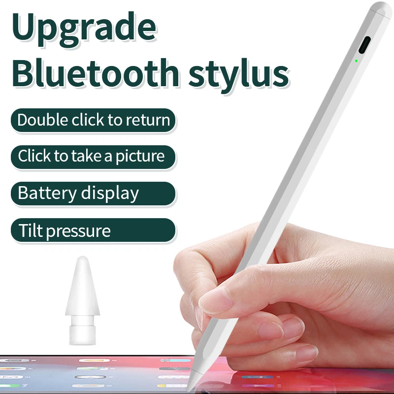 Pen aktif kapasitif, untuk Apple pensil ponsel Android Tablet Stylus BT  Lukisan Stylus untuk iPad layar sentuh