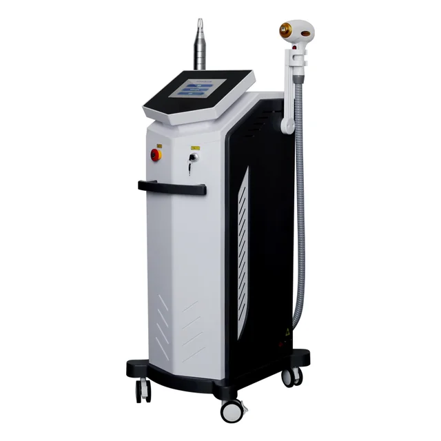 promotion 2 In 1 Diode Laser Hair removal picolaser ndyag tatoo removal machine 808NM Diode Laser