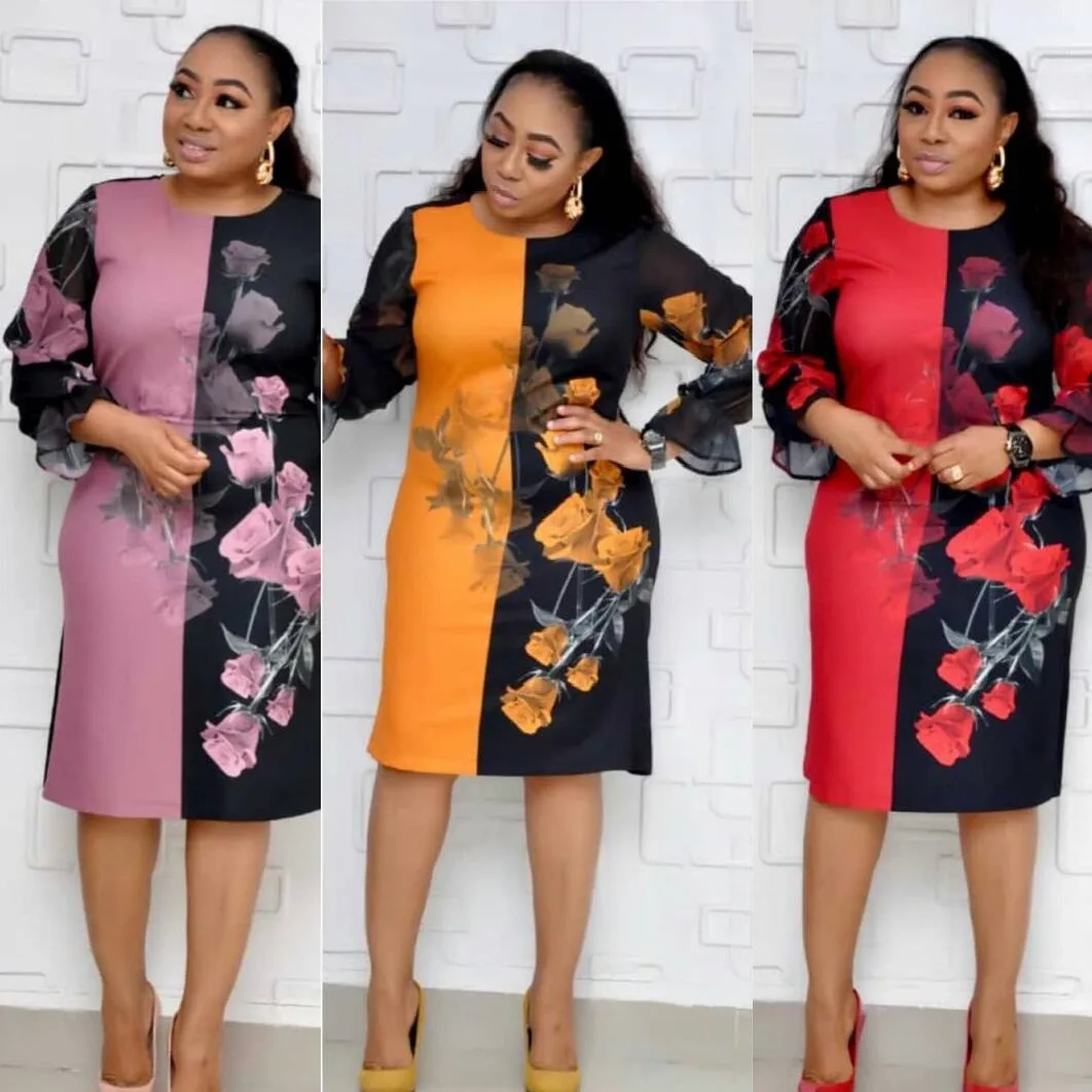 Designer Clothing Women Spliced Office 