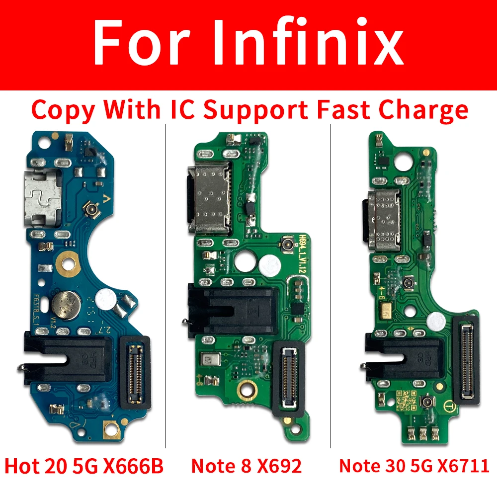 Charging Port Connector Board for Infinix Hot 30 Note 30