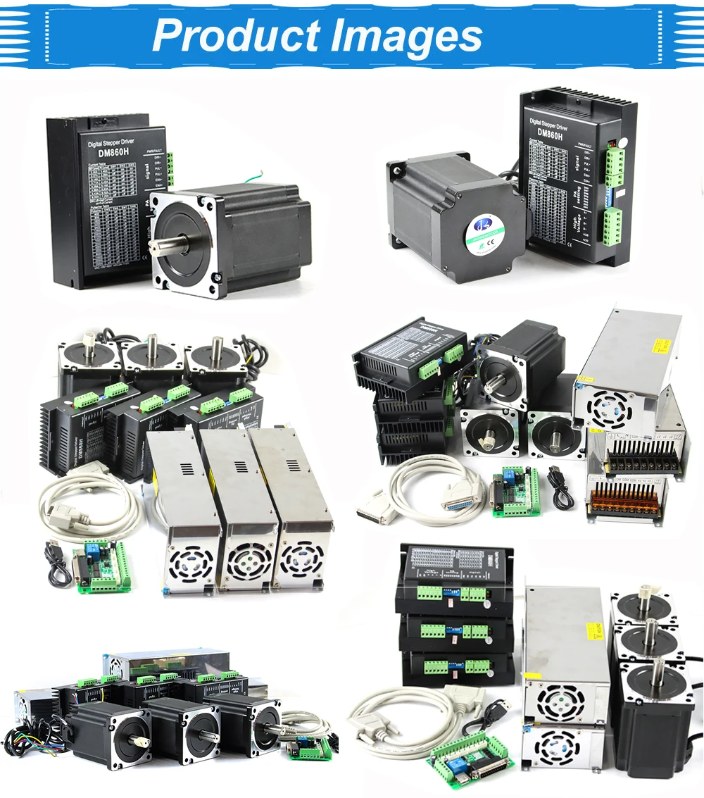 Nema 34 Hybrid Stepper Motor with Encoder for CNC Controller Kit and ...