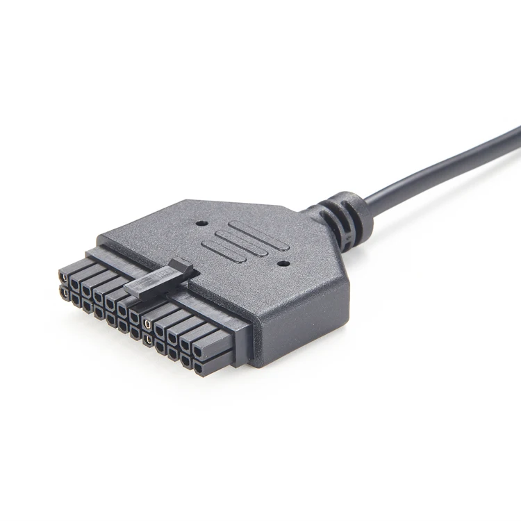 ATX Molex Micro Fit 24pin Male to Open Wire Power Cable Pitch