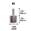 Filetage femelle argent-1/4 vers mâle M4