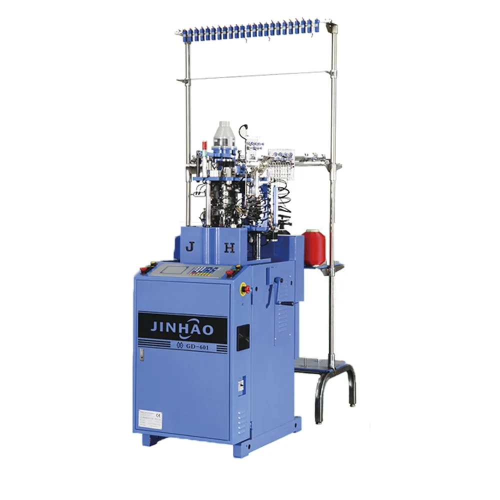 GD-WSD высококачественный двухцилиндровый полностью компьютеризированный простой вязальный станок для носков зимние толстые махровые носки машина производства