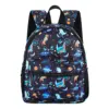 Borsa piccola D14 tipo dinosauro blu scuro