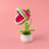 Cannibal flower pot-Rose Red