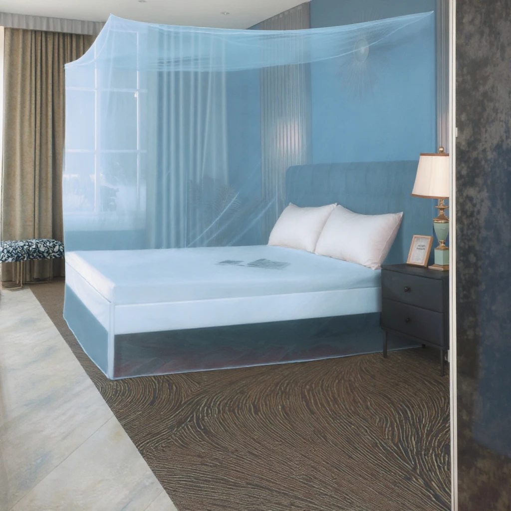 Rectangular Mosquito Net for Bed Net for Single Double Bed