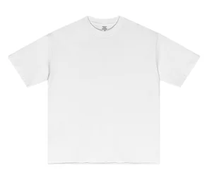 2026 Men's T-Shirt Oversized Crew Neck Cotton T-Shirt Drop-Shoulder Relaxed Fit Short Sleeve Men's Fashion for Summer Collect