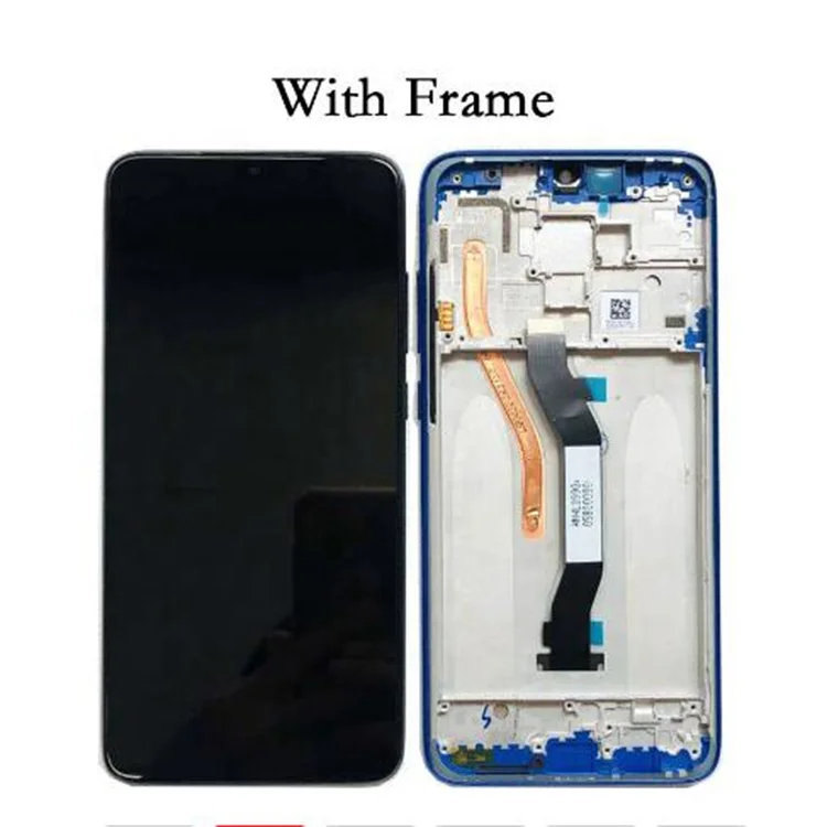 For Xiaomi Redmi Note 8 Pro Lcd Display Touch Panel Screen Digitizer with Frame Assembly