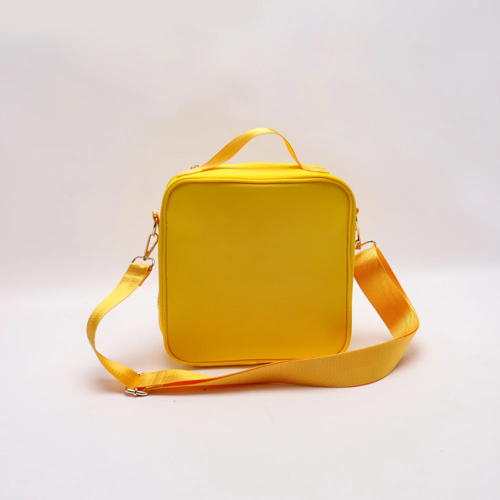 Custom Cooler Bag Insulated Soft  Mini Picnic Basket Cooler Bag Thermal Meal Tote Washable Lunch Box Kids Embark Lunch Bag
