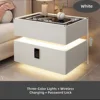 White_Wireless Charge + LED+Keypad Lock