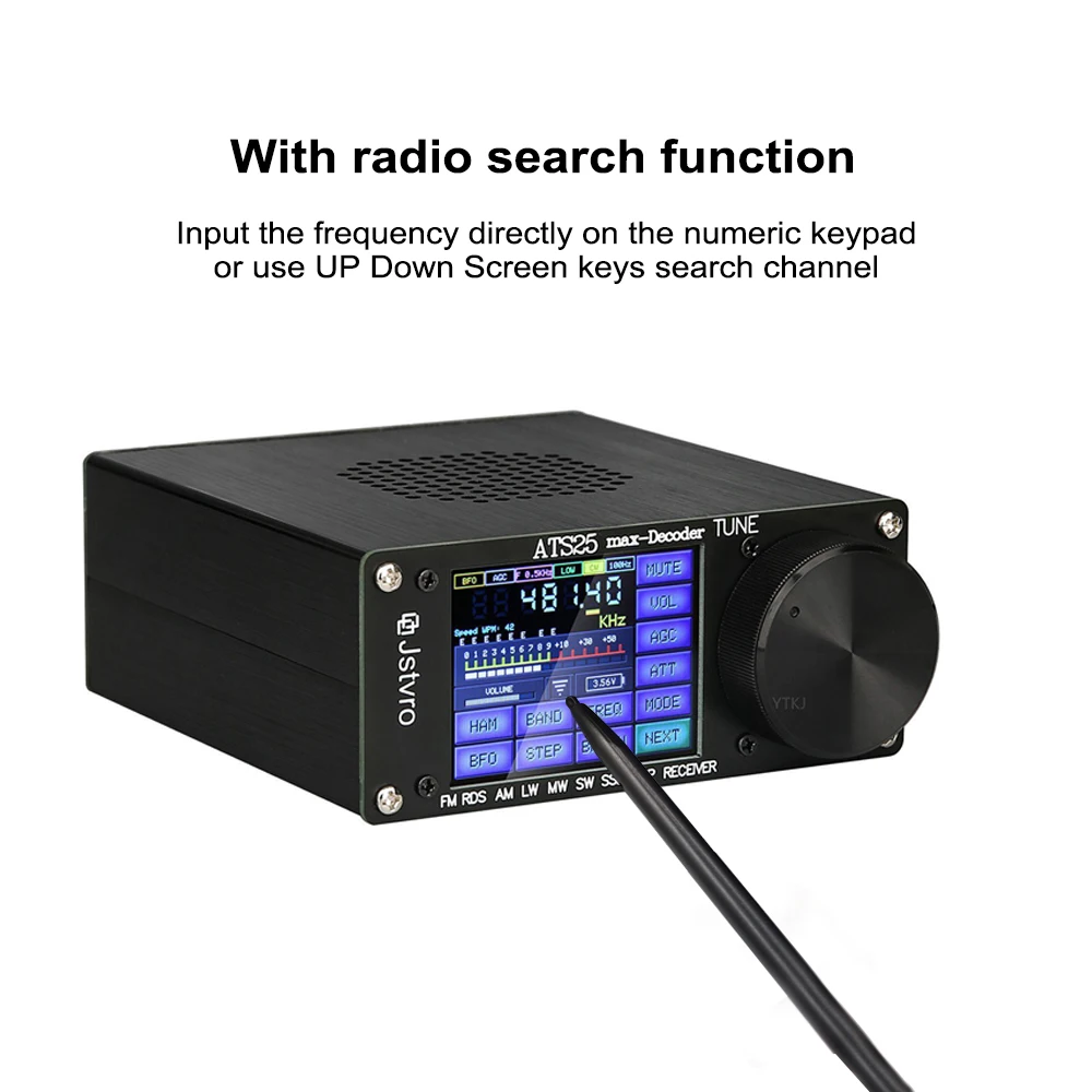 【受信機】 ATS25 Wifi機能を備えた新しいフルバンドラジオ受信機ATS-25MAX
