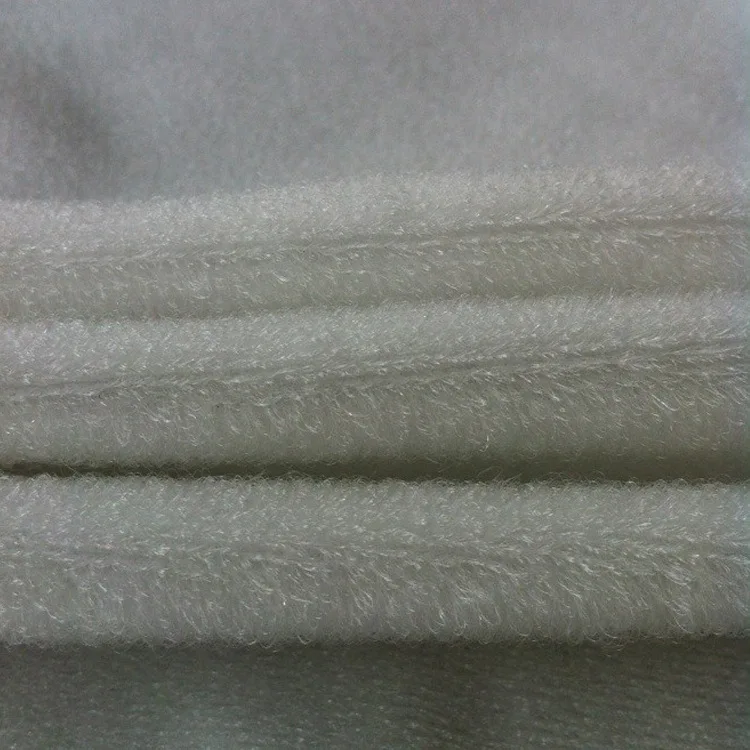 Белый объемный нейлоновый крючок и петля плюшевый тканевый рулон для плоской швабры задняя