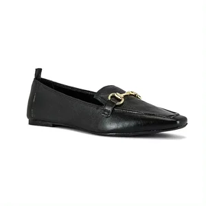 Professional Custom New Style Fashion Unique Design New Arrival High Quality Women Cow Leather Flats Shoes