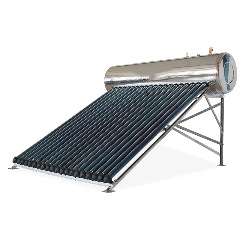 Portable High Pressure Vacuum Tube system Stainless Steel Hot Water Solar Heater