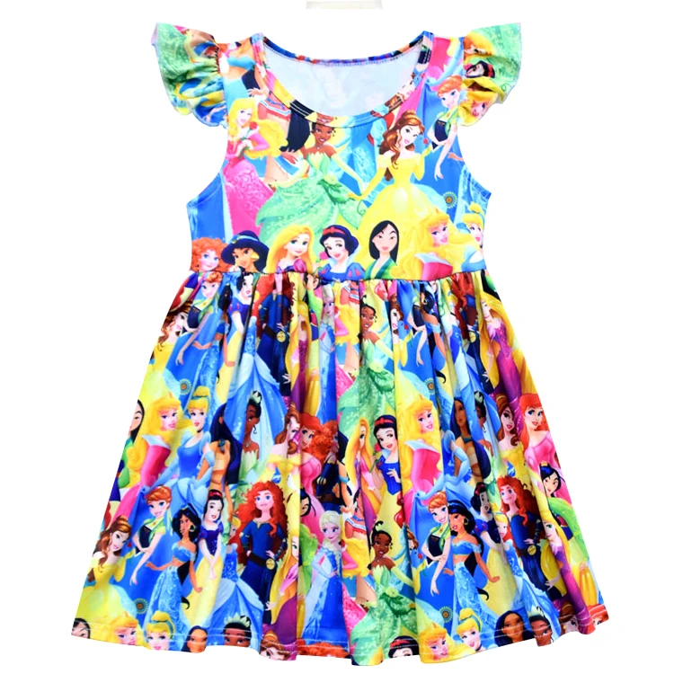 disney princess print dress