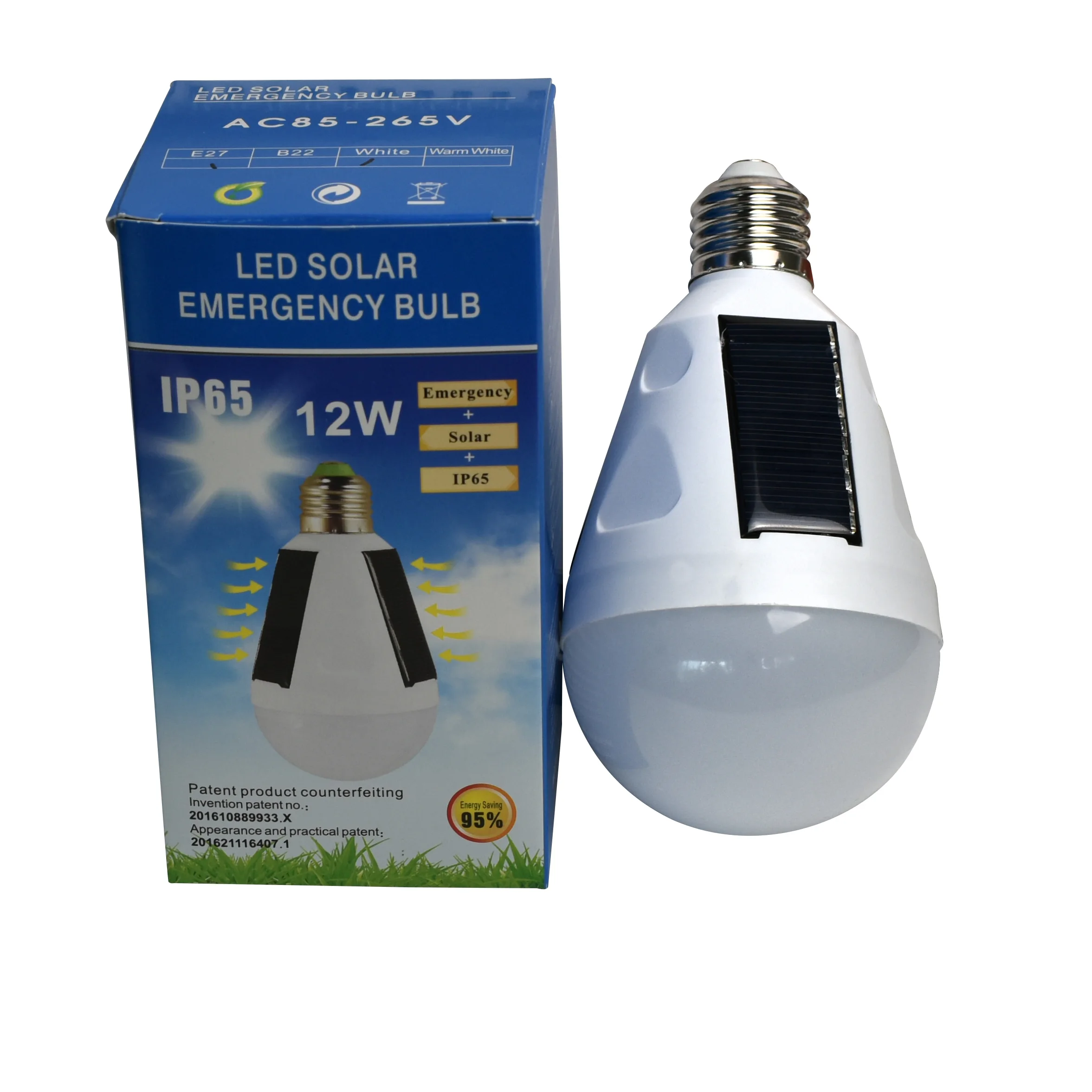 Перезаряжаемая аварийная Солнечная лампа переменного и постоянного тока