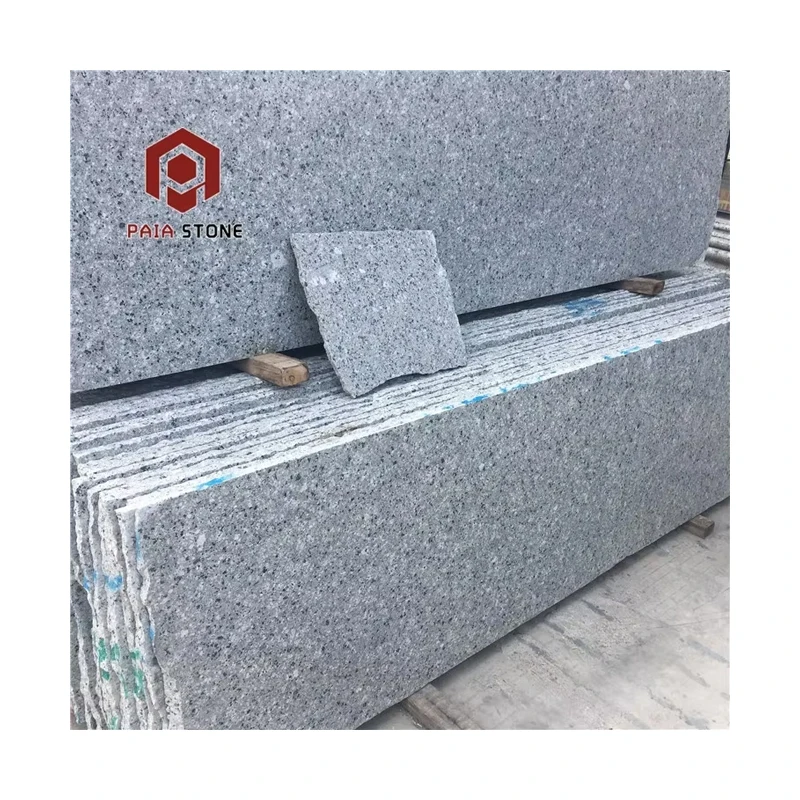 China Natural Thin Grey Granite Slab M2 Price Tile Outdoor Wall Cladding Tiles Decoration