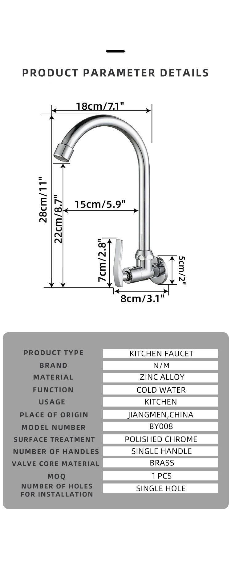 Factory Supply High Quality Zinc Taps Deck Mounted Plastic Handle Cheap