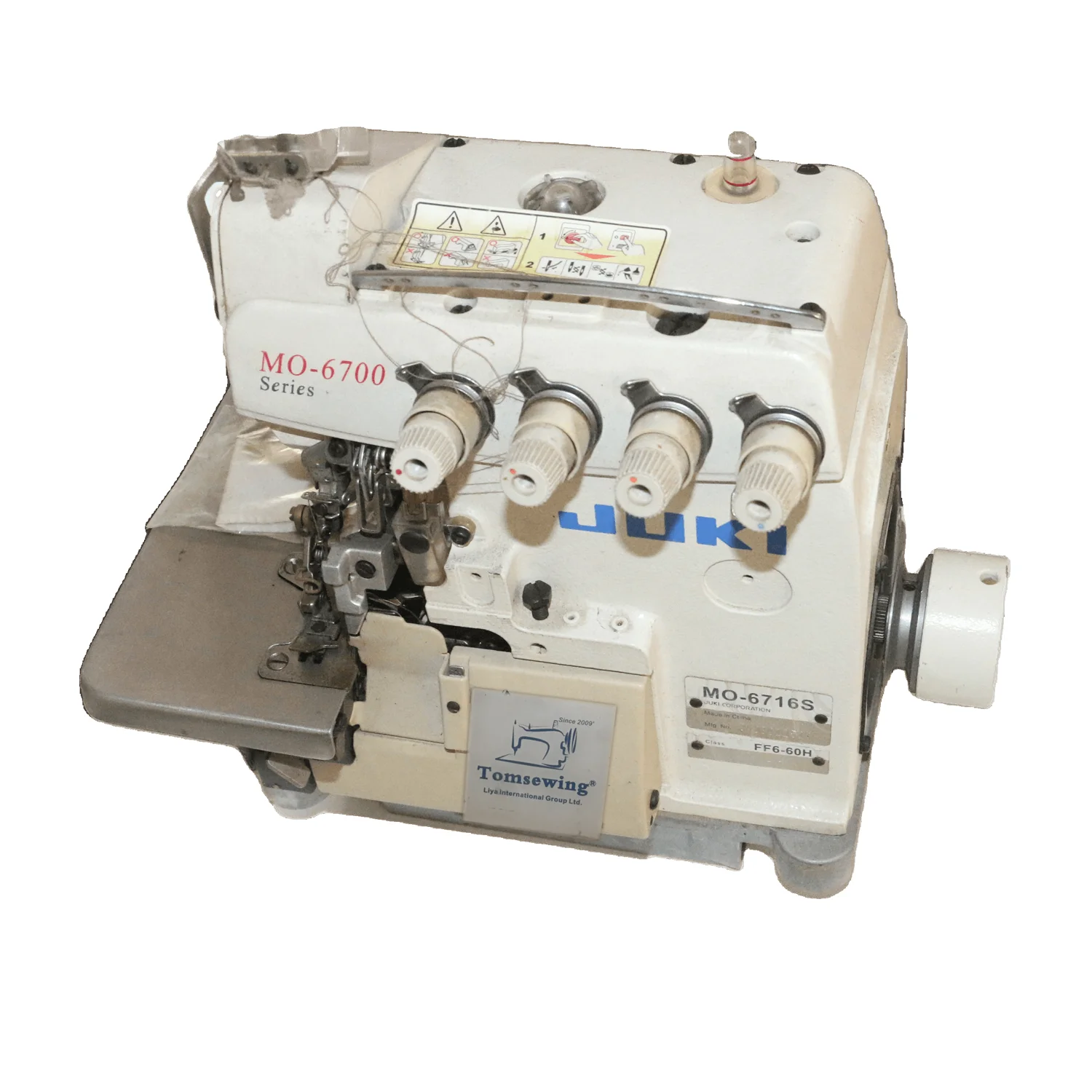Japan Used Jukimo 6700 Overlock Sewing Machine Second Hand Maquina De