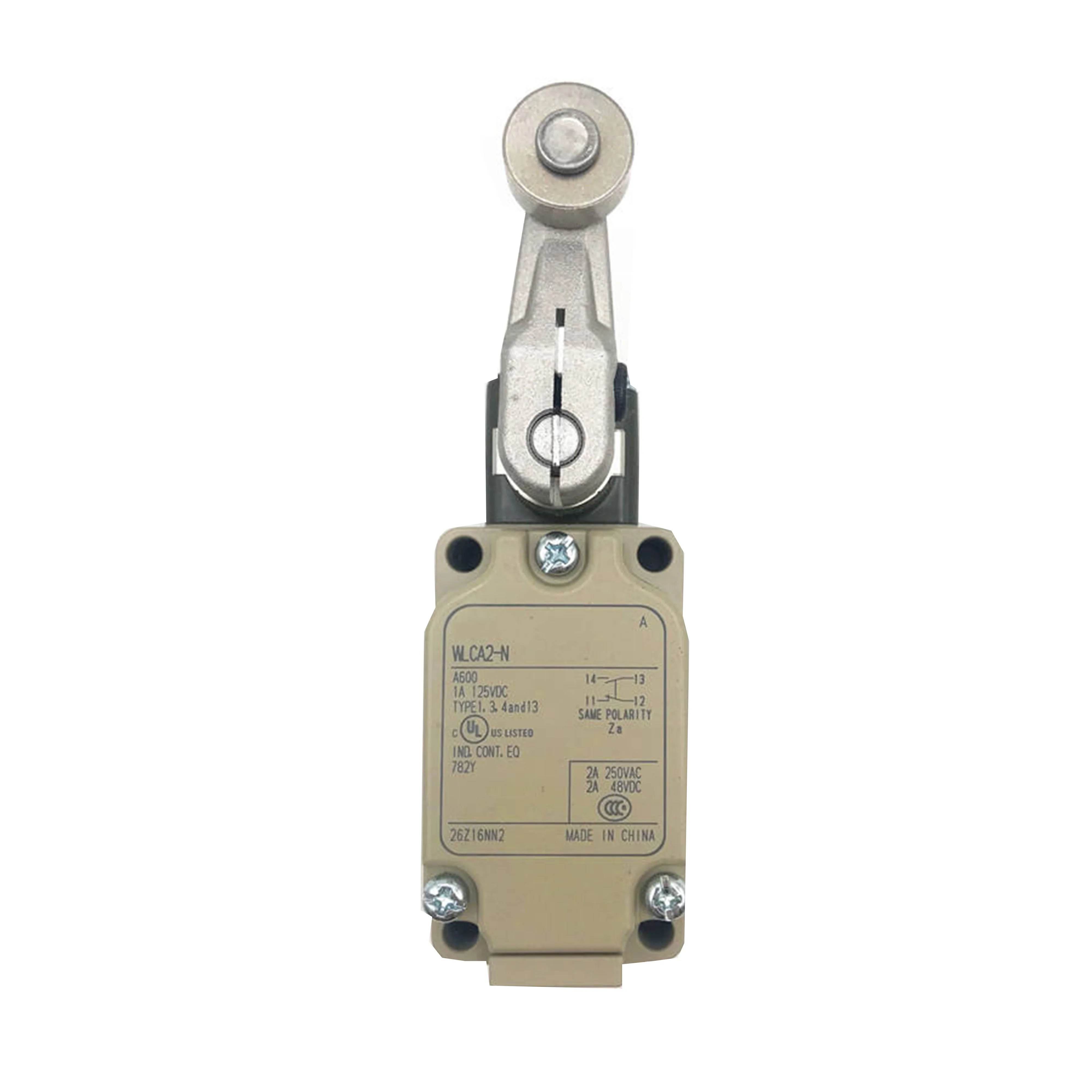 Nuovo interruttore di fine corsa originale Omron serie WLCA2-N con struttura resistente e risposta sensibile. Prestazioni stabili, controlla il posizionamento del movimento e la protezione di sicurezza per le macchine industriali automatizzate.