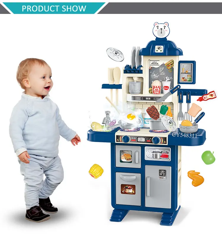 Factory Direct Sales 69 Pcs Simulation Spray Kitchen Toys For Kids