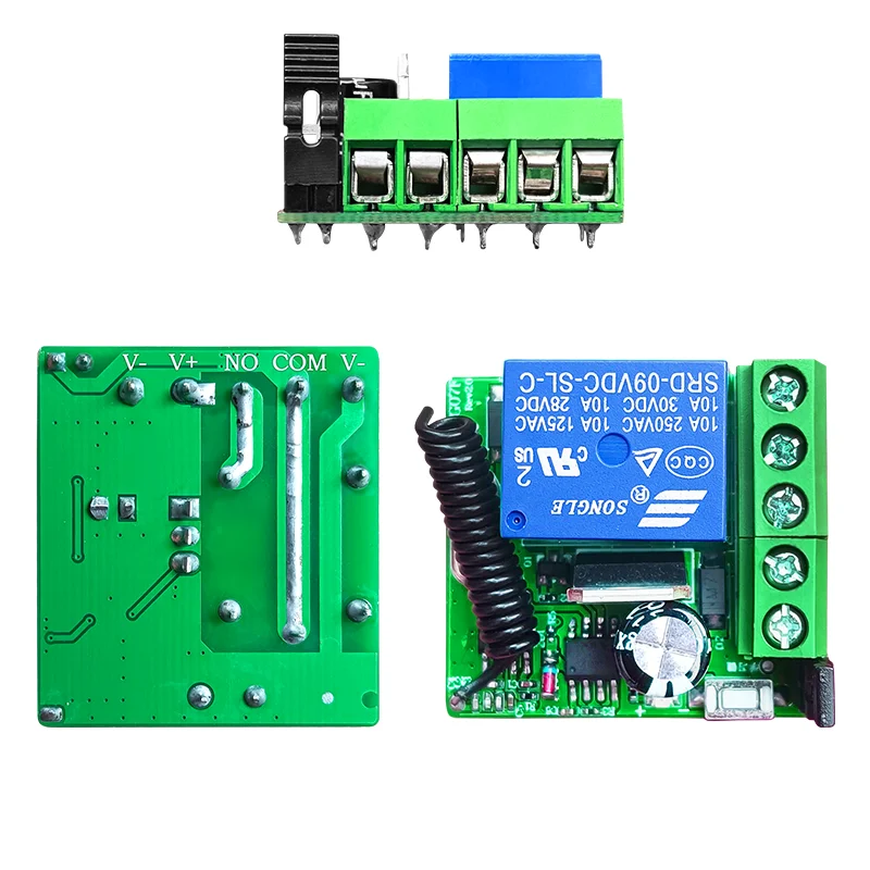 433Mhz Wireless Remote Control Switch DC 6V 12V 24V 1CH Dry Contact Wet Contact Receiver Module with Transmitter