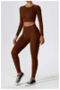 brown shirt set