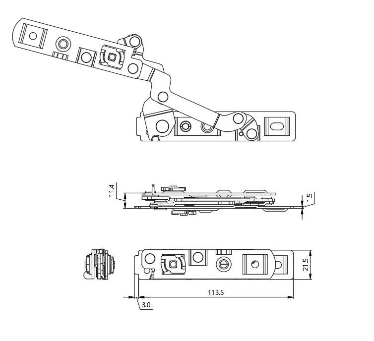 Window Screen Frame Hinge Type Industrial Design Short Screen Window Hinges for Outdoor Doors Windows ...