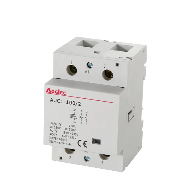 AUC1 with Semko Certificate Electrical Modular Contactor 2NO