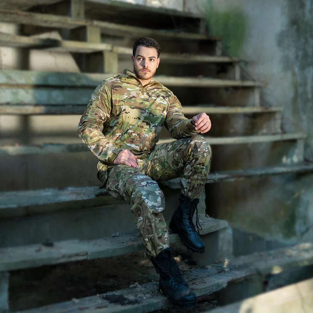 Camouflage Frog Suit - Tactical Cotton Polyester Combat Uniform