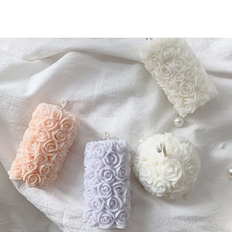 Scented Candles In Bulk Creative Design Rose Oils Make Private Label