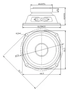 OEM Round Speaker Driver Unit Power Speaker Parts Ferrite External Magnet Multimedia Speaker 15W/20W