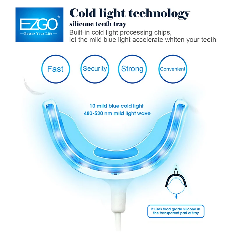 Teeth Whitening Type Cool Blue Teeth Whitening Accelerator Light Led