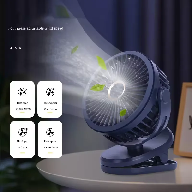 USB Rechargeable 5V Mini Cooling Fans Portable Electric Air Cooler for Baby Stroller Car Outdoor Hotel RV Handheld High Wind