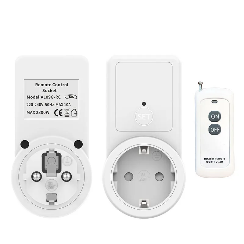 AC 220V 240V 13A Remote Control Power Outlet Socket British