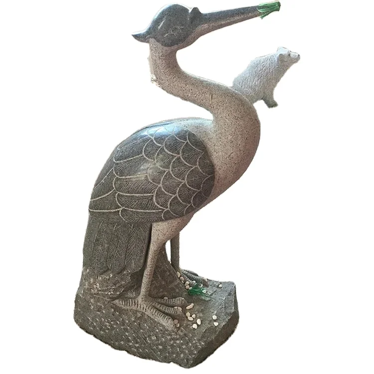 Stone Carving Animal Sculpture Outdoor Garden Statue Granite
