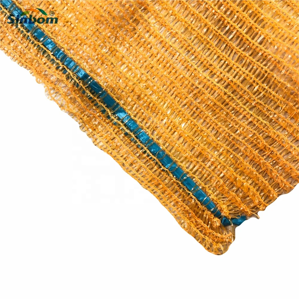 Supplier Sewn Orange Color Raschel Mesh Bag Սոխով կարտոֆիլի պարկեր բանջարեղենի համար