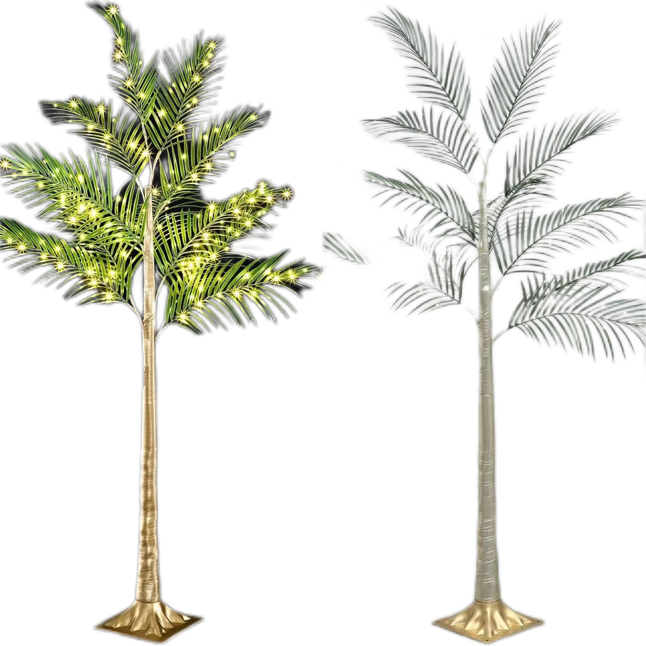 Lighted Palm Tree Led Metal Palm Trees Artificial Palm Tree Decoration