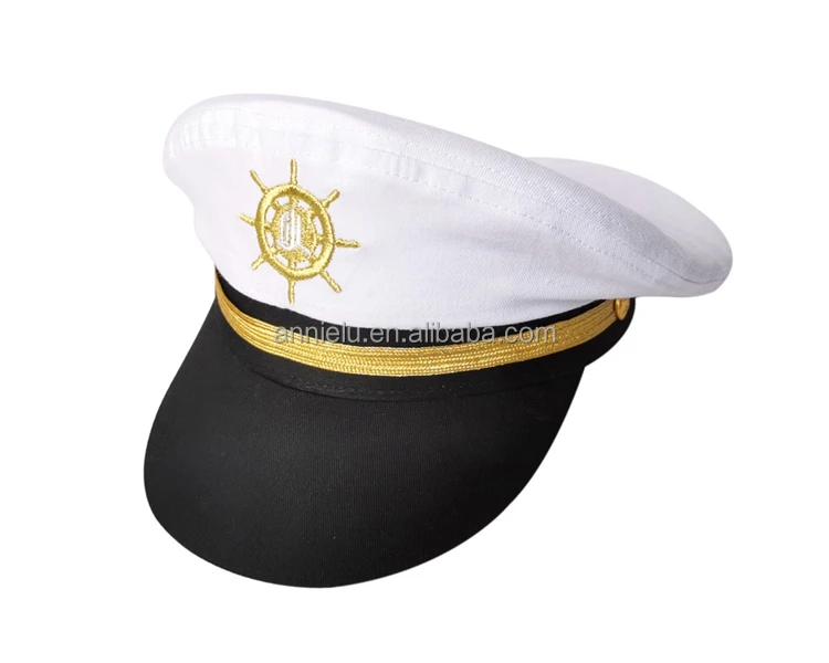 Kapten Sailor White Topi Yacht Topi 