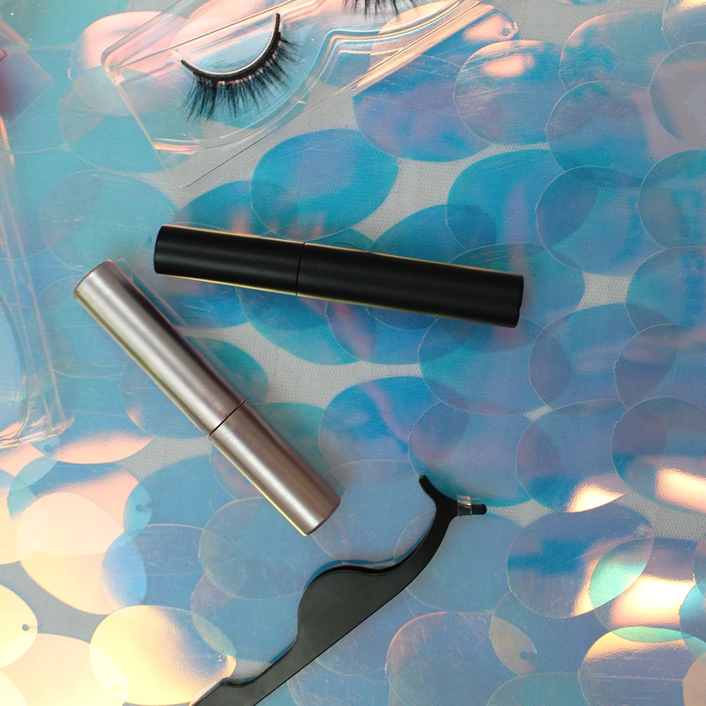 
 3d Магнитные ресницы с пинцетом и логотипом на заказ, поставщик норковых ресниц  