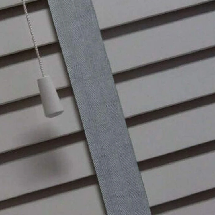 Luxury Look 50mm Slats White Grey Fittings Included Faux Wood Window Tape Venetian Blinds