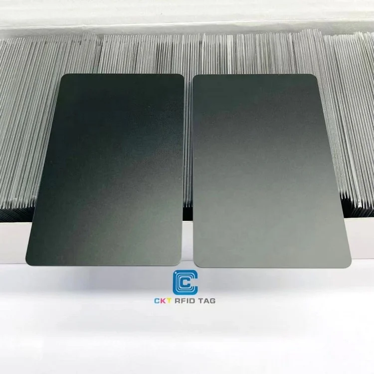 Customized Black Matte PVC RFID NFC Card NFC Business Cards