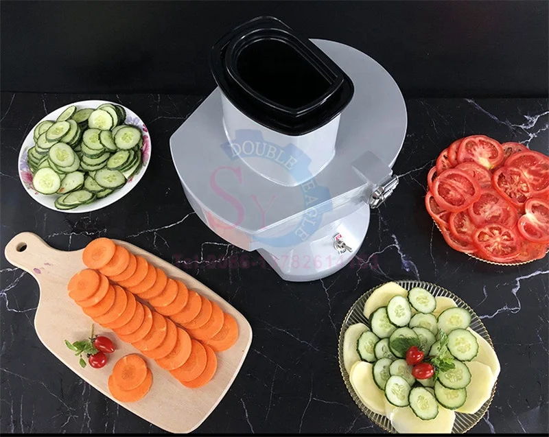 Commercial Vegetable Cutter Dicing Machine Carrots Potato Shredder Multifunctional Electric Slicing Shredding Kitchen Equipment