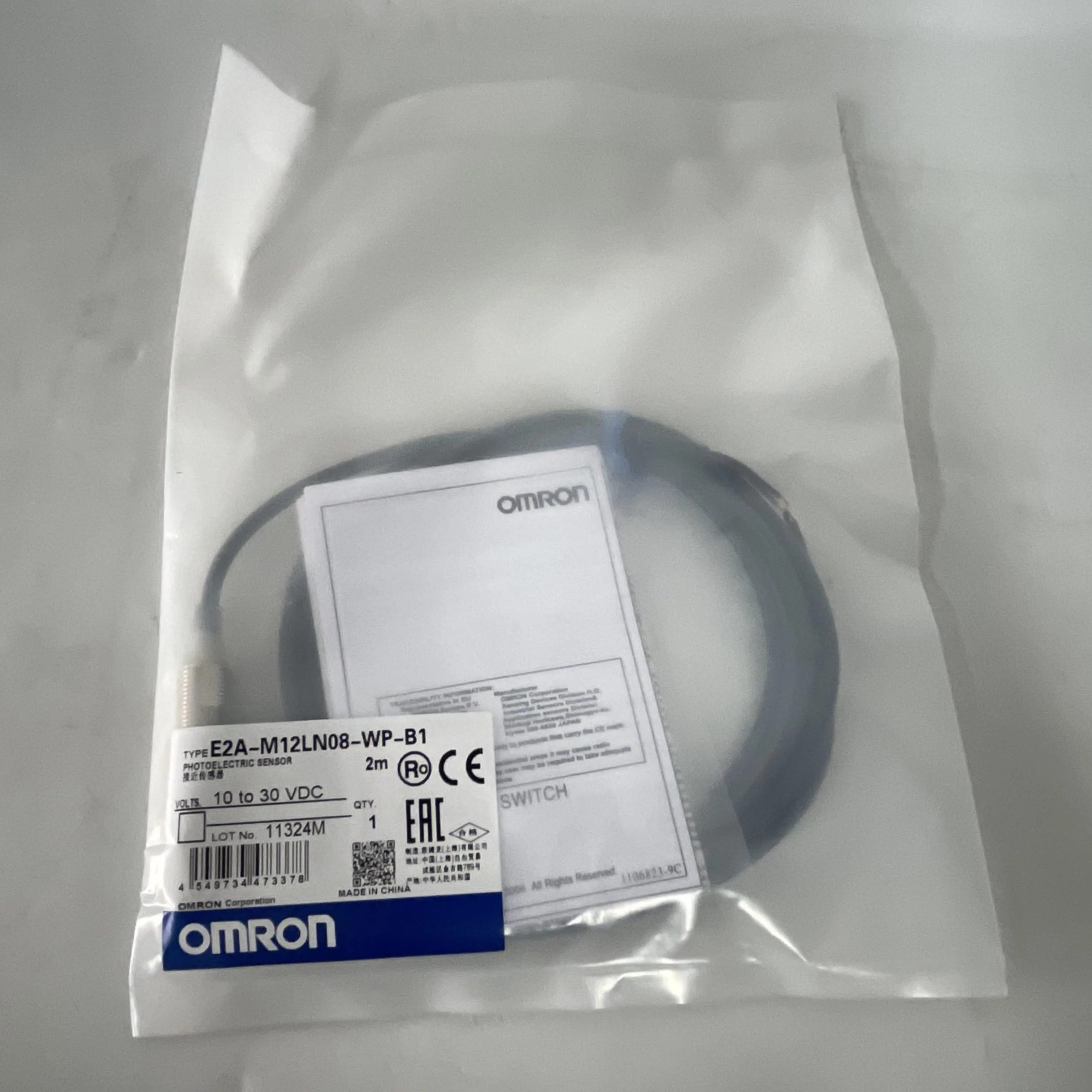 Omron Proximity Sensor E2A-M12LN08-WP-B1