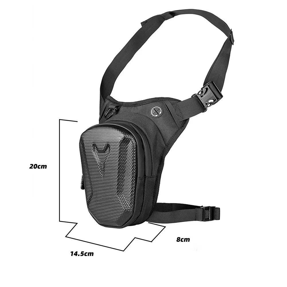 EVA Riding Bag Pack Waterproof Tactical Leg Pouch Men's Riding Motorcycle Locomotive Ride Waist Leg Bag Bicycle Riding Leg Bag