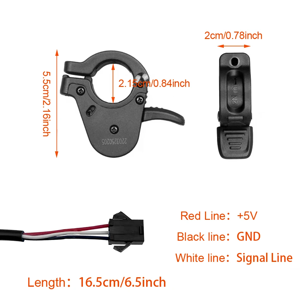 300X Long Dial Speed Quick Installation scooter throttle Waterproof Accelerator electric scooter accessories parts