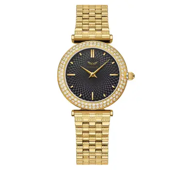 Luxury diamond watch diamond watches silver clock ladies gold crystal tiktok womens dress watch
