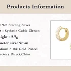 Earrings Zircon Earrings Recommend Wholesale Luxurious Big Hoop Earrings Popular Round Zircon Diamond Stud Earrings